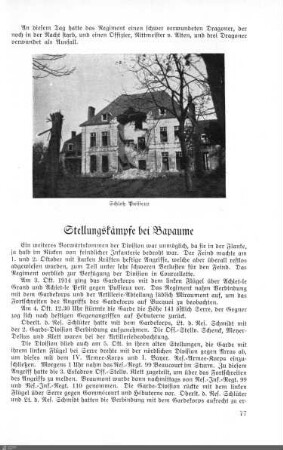 Stellungskämpfe bei Bapaume