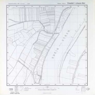 Düsseldorf - Lohausen West, Deutsche Grundkarte, Blatt 333