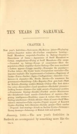 Chapter I. New year's festivities ...