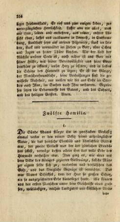 Zwölfte Homilie