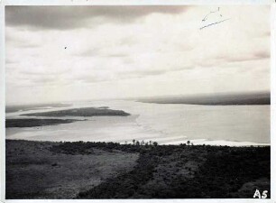 Der Orinoco oberhalb Ciudad Bolívar - Flugaufnahme