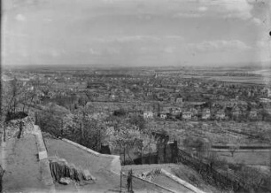Dresden, Stadtansicht : Blick von Radebeul nach Dresden