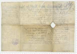 Bürgermeister und Ratsmannen verkaufen an Bürgermeister Georg von Dassel für 2000 Mark Hauptsumme einen jährlichen Zins von 100 Mark.