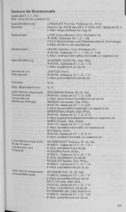 Zentrum für Bioinformatik