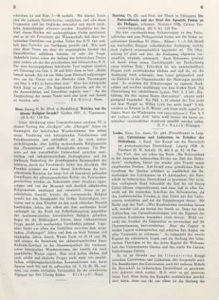 6-7 [Rezension] Leube, Hans, Kalvinismus und Luthertum im Zeitalter der Orthodoxie