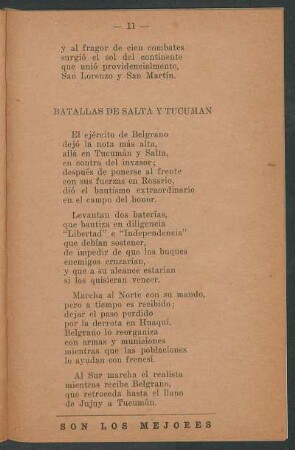 Batallas de Salta y Tucumán