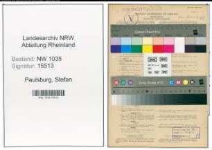 Entnazifizierung Stefan Paulsburg , geb. 15.07.1898 (Steiger)
