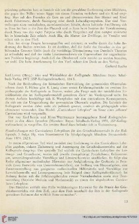 18: [Rezension von: Handreichungen mit Curricularen Lehrplänen für den Griechischunterricht in der Kollegstufe, 3. Folge]