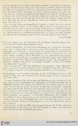 18: [Rezension von: Handreichungen mit Curricularen Lehrplänen für den Griechischunterricht in der Kollegstufe, 3. Folge]