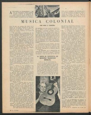 Música colonial