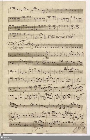 1787. Finale: Fra quest'ombre e queste piante / Fabrizi, V.