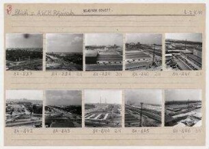 Stadtpanoramen vom Arbeiterwohnheim Rhinstraße. Berlin, Lichtenberg, OT Friedrichsfelde, Rhinstraße