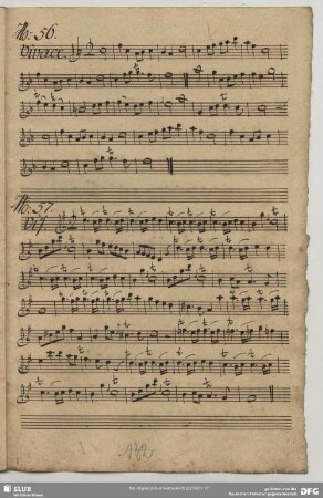 57. Anonymus, Stücke, G-Dur