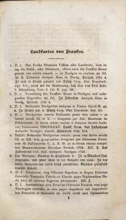 Verzeichniß von bambergischen topographisch-historischen Abbildungen in Holzschnitt, Kupferstich, Lithographie &c. mit historisch-artistisch-literarischen Notizen