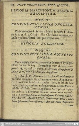 Continuatio Lineae Gottorpiensis
