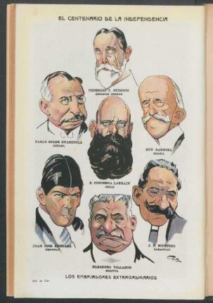 El centenario de la independencia - (Ilustración] : Los embajadores extraordinarios