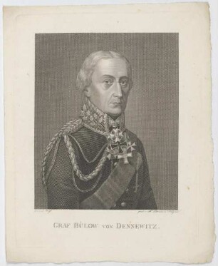 Bildnis des Friedrich Wilhelm Buelow von Dennewitz