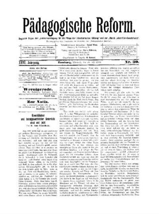 Gewerblicher und Kunstgewerblicher Unterricht einst und jetzt : (Fortsetzung folgt)