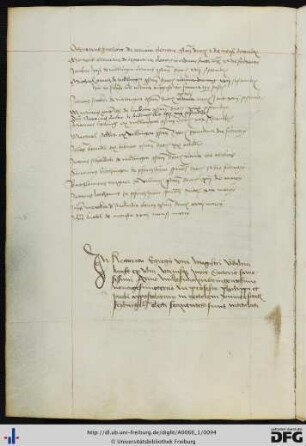 [fol. 46] Rektorat Ulrich Krafft und Prorektorat Sigmund Kreuzer 1493