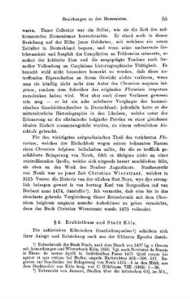 § 6. Erzbisthum und Stadt Köln.