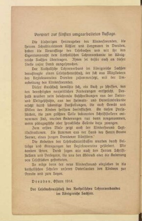 Vorwort zur fünften umgearbeiteten Auflage