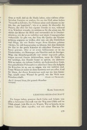 Lebenskameradschaft
