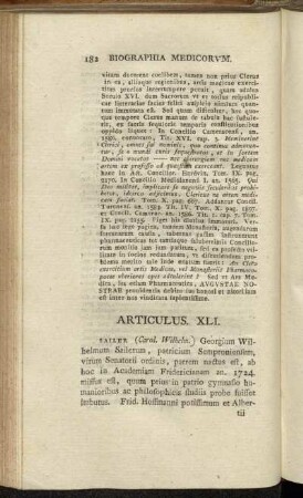 Articulus XLI. - Articvlvs L.
