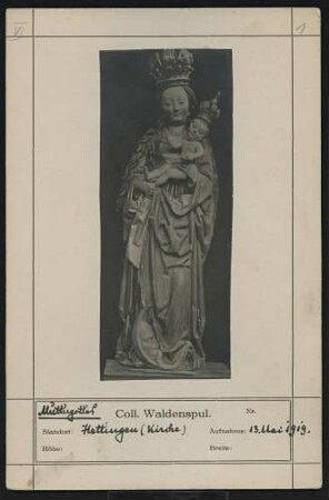 Muttergottes Standort: Hettingen (Kirche)