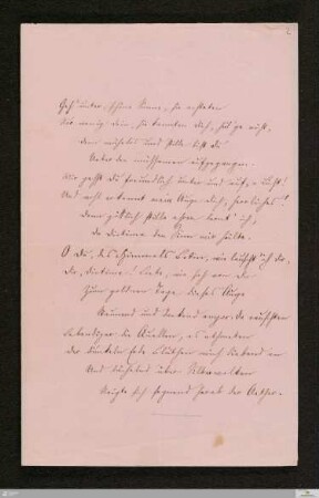 Geh unter, schöne Sonne (Abschrift von Chr. Th. Schwab) [StA 1,314/634]