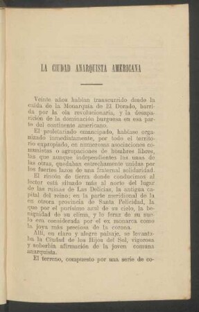 La ciudad anarquista americana