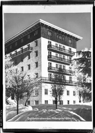 "Eisenbetonrahmenbau Feldberger Hof 1279 üM"