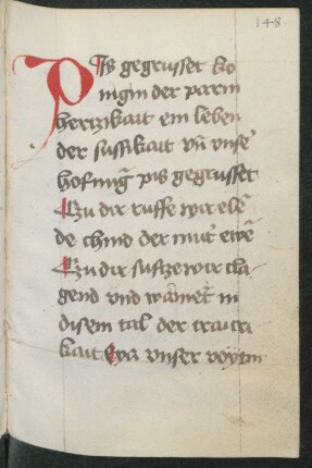 Hymnus 'Salve regina misericordiae', dt. Prosaübersetzung