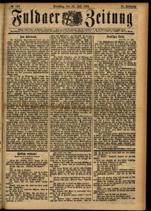 Ausgabe vom Dienstag, den 25. Juli 1893.