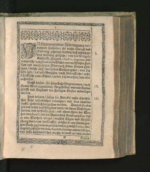 Abtheilung und Ordnung dieses Buchs wider Weigelium.