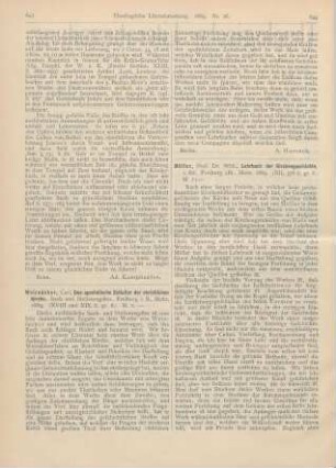644-646 [Rezension] Möller, Wilh., Lehrbuch der Kirchengeschichte. 1. Bd. Die alte Kirche
