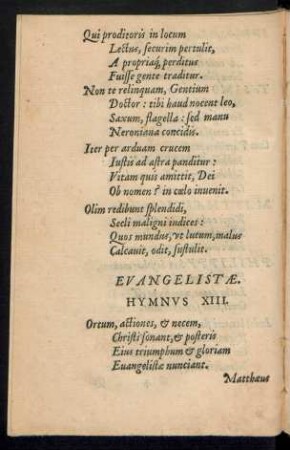 Hymnus XIII.