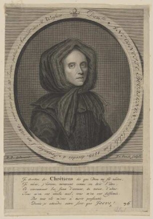 Bildnis der Antoinette Bourignon