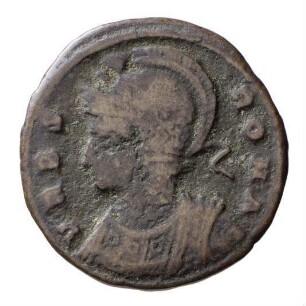Münze, Follis, Aes 3, 334 - 335 n. Chr.