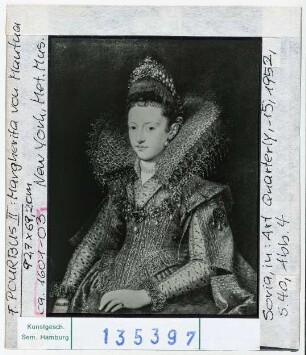 Frans Pourbus d. J.: Margherita von Mantua. New York, Metropolitan