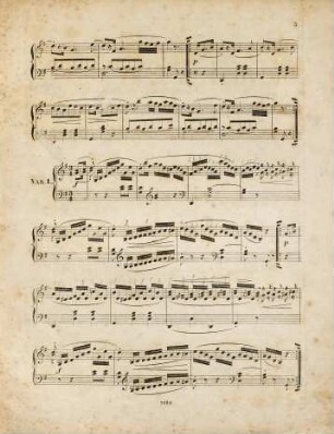 Trois thêmes nationaux : varieés pour le pianoforte ; op. 45, 2. Thême allemand : op. 45 no. 2