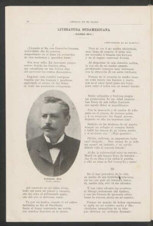 Literatura sudamericana : ¡Madre mia! (Aniversario de su muerte.)