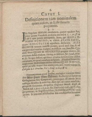 Caput I. Definitionem tàm nominalem quàm realem, ut & divisionem proponens.