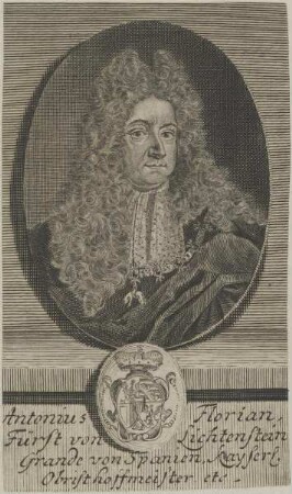 Bildnis von Antonius Florian, Fürst von Lichtenstein