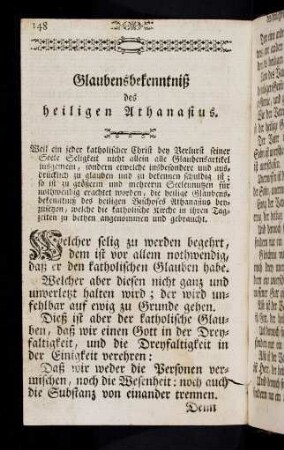 148-162, Glaubensbekenntniß des heiligen Athanasius.