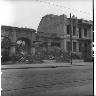 Negativ: Gelände, Rubensstraße 90, 1950