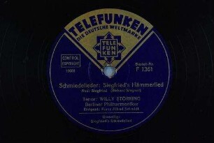 Schmiedelieder: Siegfried's Hämmerlied : aus: Siegfried / (Richard Wagner)