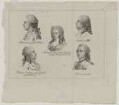 Gruppenbildnis des Karl X., der Elisabeth, des Ludwig XVIII., des Louis Philippe II. und des Louis VI. Henri Joseph de Bourbon