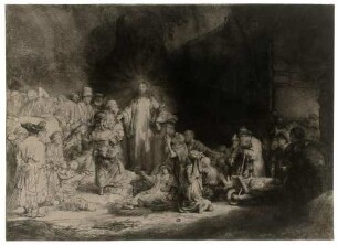 Christus predigend (sog. Hundertguldenblatt)