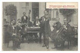 Virtuosen-Primas Béla Miskolczy mit seiner ungar. Magnatenkapelle