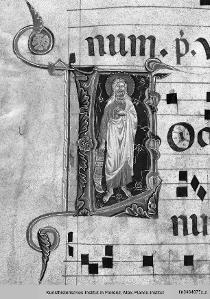 Antiphonar : Initiale I mit Moses